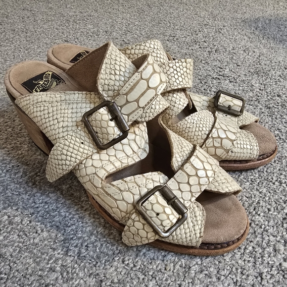 Freebird by Steven Caprice Sandals Snake Animal Print Leather Size 9 - Picture 2 of 8